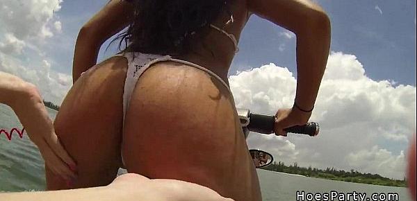  Amateur teens orgy partying on the boat